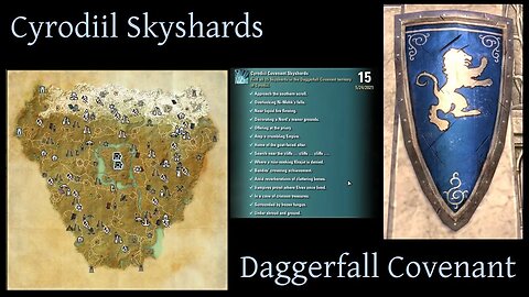 Cyrodiil Skyshard Locations [DC Daggerfall Covenant version]
