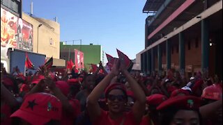 SOUTH AFRICA - Johannesburg - EFF women's march at Constititional Court (videos) (FHT)