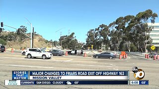 Major changes coming to Friars Rd. exit in Mission Valley