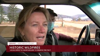 "Feeling of helplessness": Granby residents hope snow brings wildfire relief