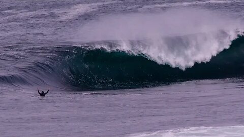 SOLO SURFING ONE TERRIFYING WAVE, THE SLAB TOUR RESUMES PT 12!