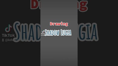Drawing Shadow Lugia