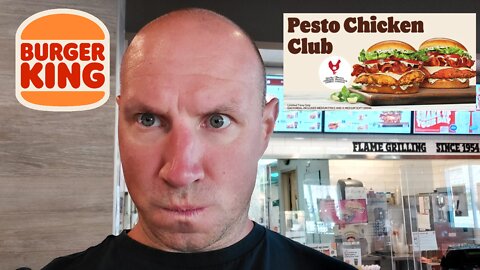 Burger King's New Pesto Chicken Club Sandwich!