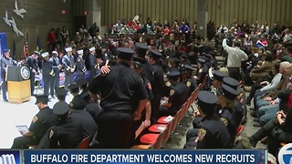 Buffalo Fire Department welcomes new recruits