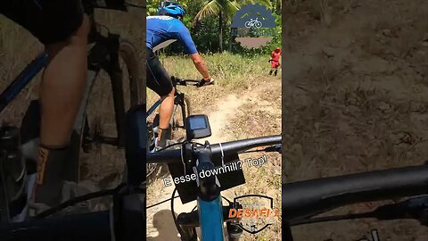 E esse downhill? Top! - BIKES E TRILHAS #shorts #bike #trilha