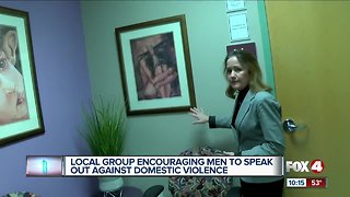 Men take a stand against domestic violence