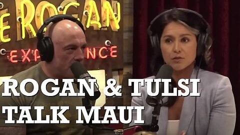 MAUI UPDATE! Rogan & Tulsi Discuss Maui. Locals Speak Up! Oprah & Rock fraud fund?
