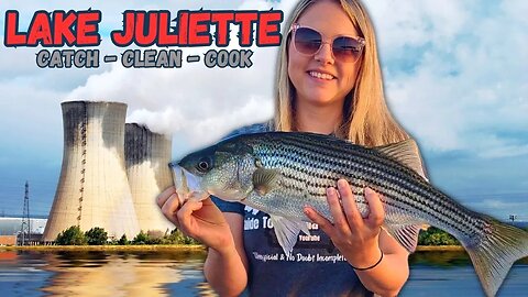 Live Bait Striper Fishing at Lake Juliette: Catch, Clean, and Cook