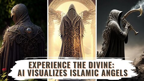 Artificial Intelligence Visualizes Islamic Angels - The Beauty of Islamic Angels as Seen by AI