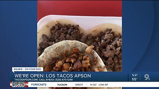 Los Tacos Apson sells takeout Mexican fare