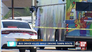 Tampa bus driver dies