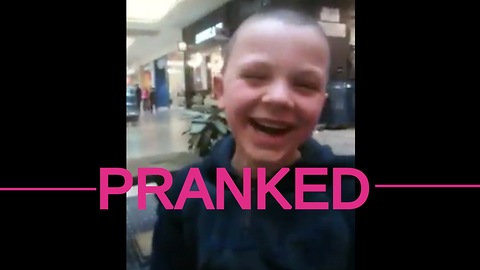 Young Kids First Prank In Mall
