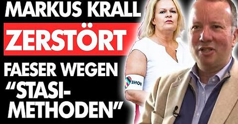 PERFEKT! Markus Krall zerlegt Nancy Faeser's Methoden bei Twitter