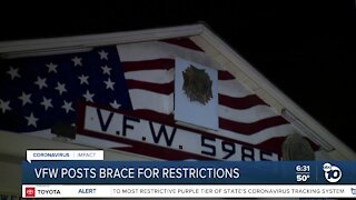 Local VFW Posts brace for pandemic-related restrictions