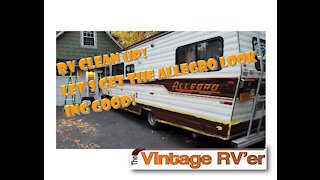 Vintage RV: Sunday Clean Up and repairs