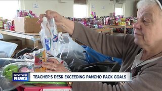 Teacher's Desk on track to surpass 10k Pancho Pack goal before Christmas
