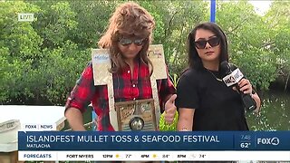 Playing washboard for IslandFest Mullet Toss and Seafood Festival in Matlacha