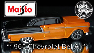 “1965 Chevrolet Bel Air” in Orange/black- Model by Maisto