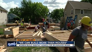 Women build homes, hope for the future in Milwaukee