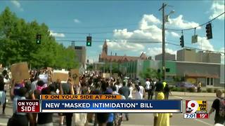 Masked intimidation bill