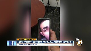 SDSU student arrested for racial threats on video