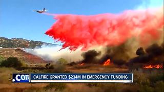 Cal Fire to receive emergency funding