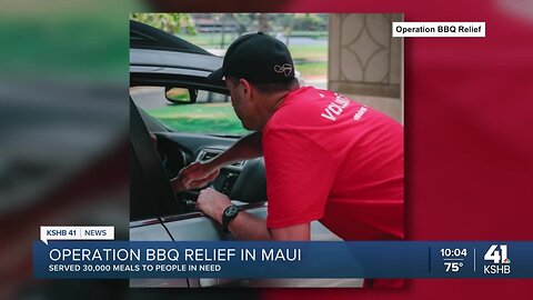 Kansas City-area nonprofit provides 30,000 free BBQ meals to those affected by Maui wildfires