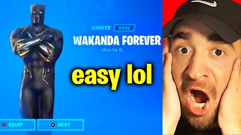 How To EASILY Get "Wakanda Forever" Black Panther Emote! (Fortnite Wakandan Salute)