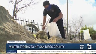 Residents prep for rain, snow