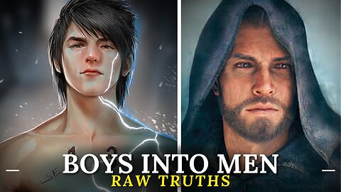 6 Habits That Turn BOYS Into MEN (RAW Masculine Truths...) HIGH Value Men self development