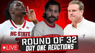 LIVE: Down Goes Kansas + Oakland's Cinderella Story Ends | Round Of 32 - Day One Reactions