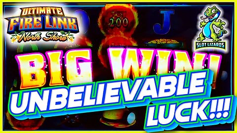 UNBELIEVABLE LUCK! OUR BEST COMEBACK WIN ON Ultimate Fire Link North Shore Slot HIGHLIGHT
