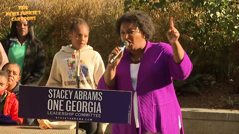 Dem Abrams talks out of both sides of her mouth: "Record voter turnout! That means.. voter suppression is alive and well!"