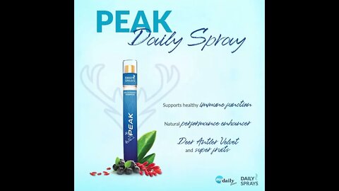 #vitamin Spray. Peak for #healthy immune function, natural performance-enhancer, #deerantlervelvet.