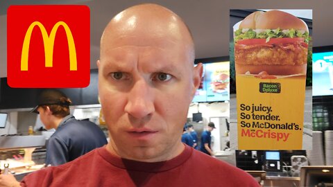 McDonald's New McCrispy Bacon Deluxe!