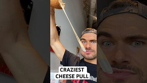 AMAZING CHEESE PULL From a Cheesy Hot Dog #foodchallenge #foodshorts #food #shorts #cheese