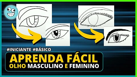 COMO DESENHAR UM OLHO | BÁSICO PARA INICIANTES