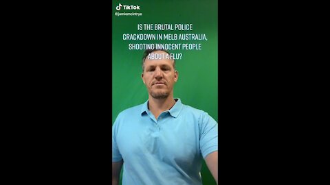Is The Brutal Police in Melb Australia, Shooting Innocent People About a Bs19?