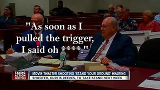 Curtis Reeves to take stand next week in 'stand your ground' hearing