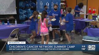 Kids battling cancer happy to return to Children's Cancer Network summer camp