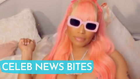 Nicki Minaj Shows Off Bare Baby Bump To Promote New Music Video for Move Ya Hips with ASAP Ferg