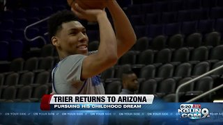 Allonzo Trier returns to Arizona