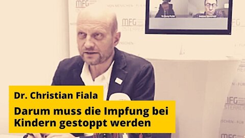 Dr. Christian Fiala: "Darum muss die Impfung bei Kindern gestoppt werden." | 22.12.2021