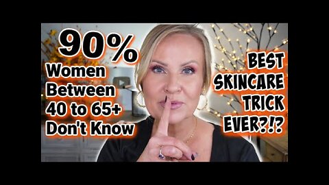 Discover the LIFE CHANGING Skincare Trick for People Over 40"