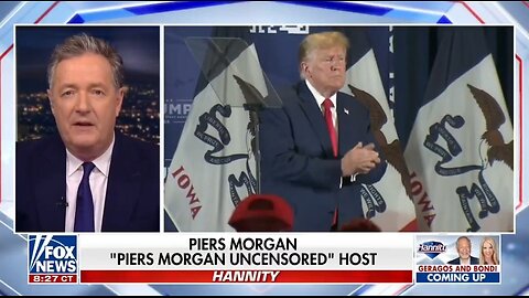 Piers Morgan: Trump Is The Comeback Kid