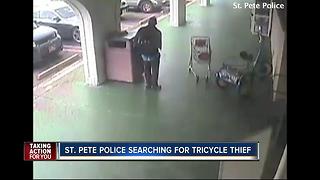 St. Pete Police ask for help identifying crook who stole 94-year-old's tricycle