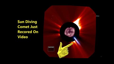 #shorts Check out this sun diving comet