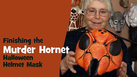 Make a Murder Hornet Halloween Mask - Part 2