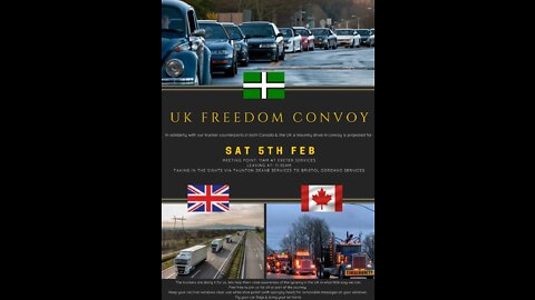 The 1st Wave UK Freedom Convoy 2022