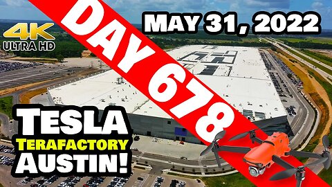 GIGA TEXAS CRANKING OUT MODEL Ys! - Tesla Gigafactory Austin 4K Day 678 - 5/31/22 - Tesla Texas